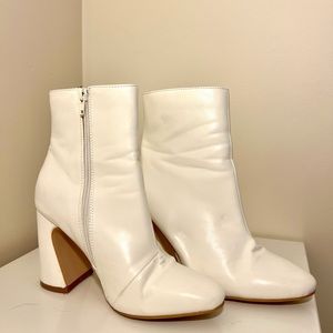 White booties